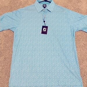 FootJoy Floral Lisle Golf Polo